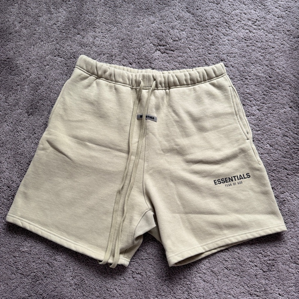 Essentials Fear of God Green Men's Shorts Size XL